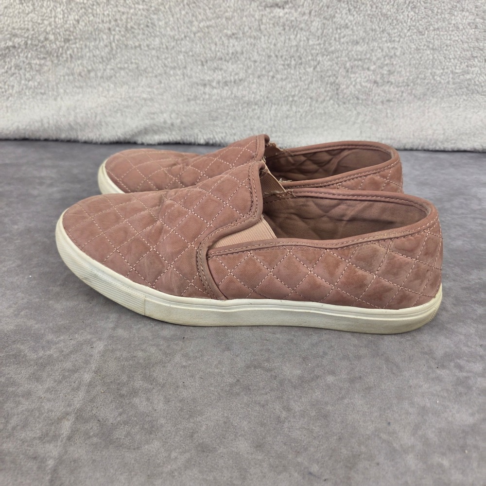 Time and Tru Womens Quilted Slip On Sneakers Pink Memory Foam Size 9